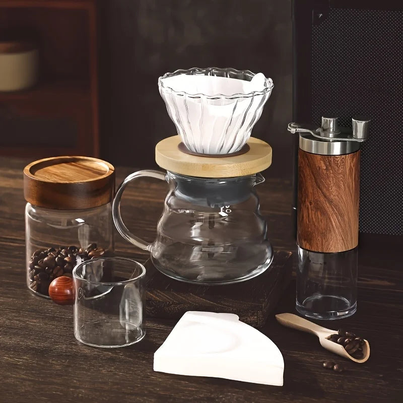 Drip Manual Coffee Grinder Set