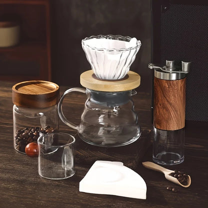 Drip Manual Coffee Grinder Set