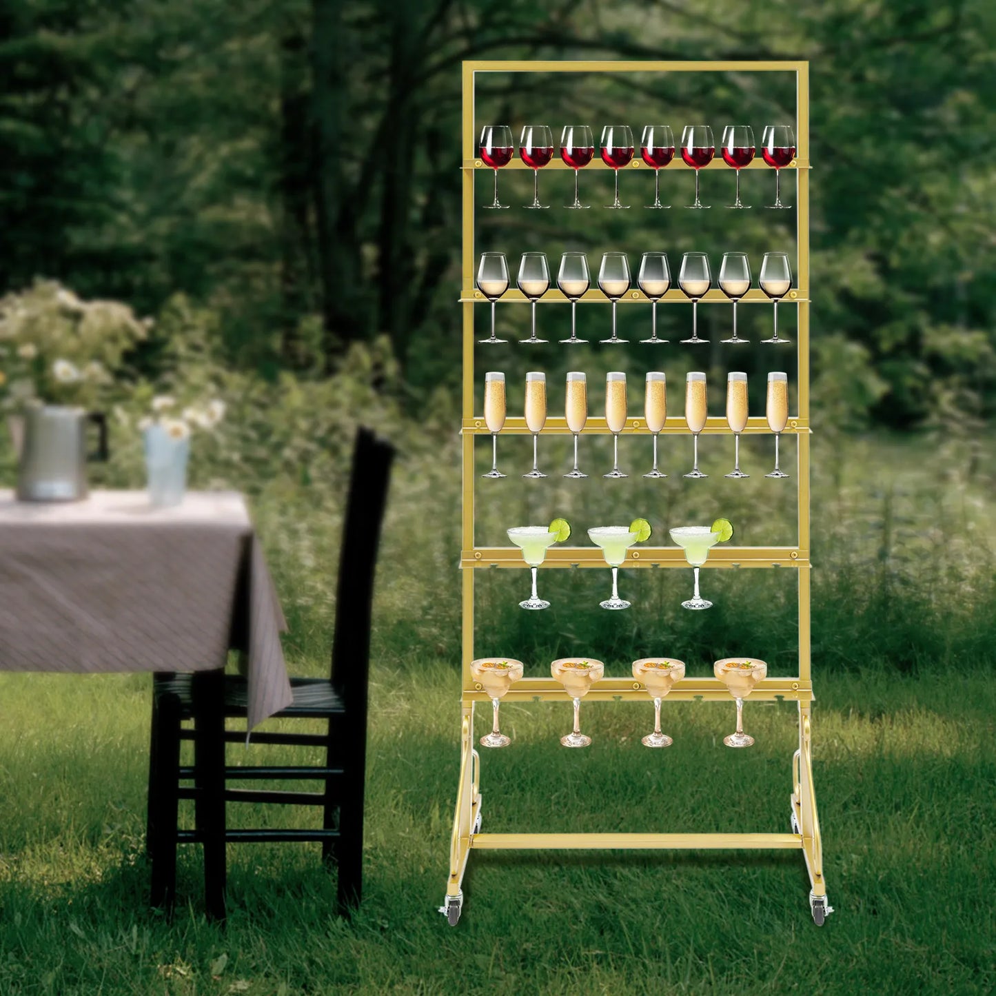 5-Tier Champagne Glass Holder
