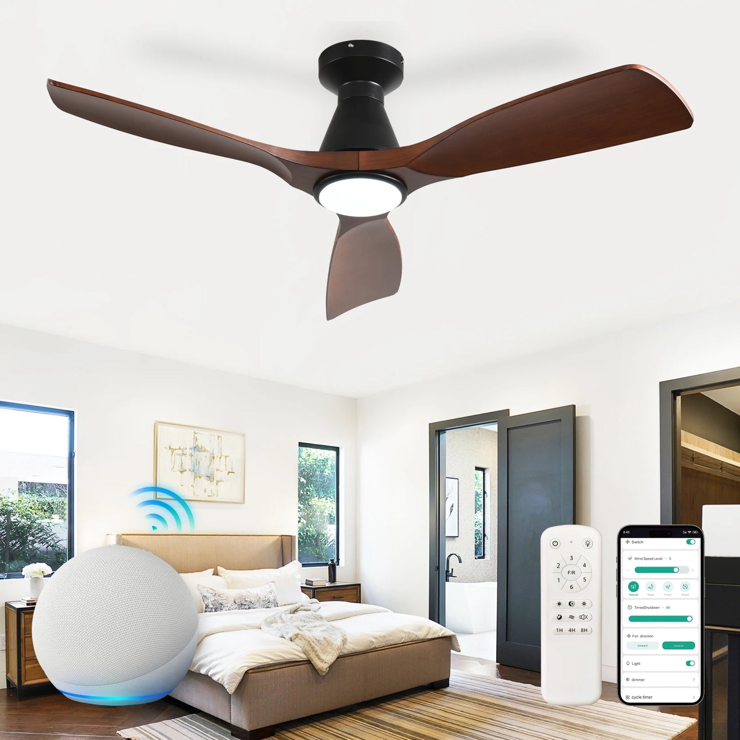 42/52-Inch Ceiling Fan/Lights