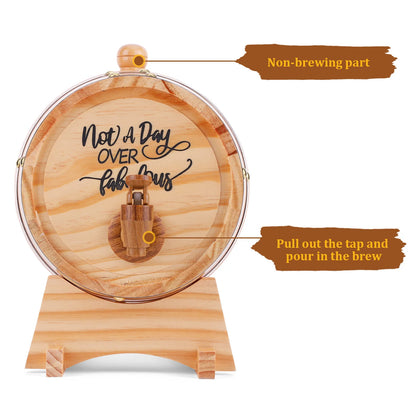Wooden Whiskey Barrel/Stand 3L