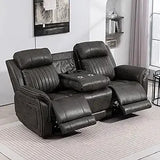 Electric Reclining Couch USB Ports