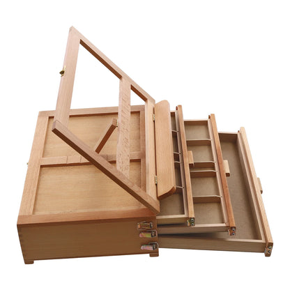 Painting Board Stand with Drawers