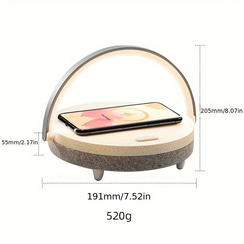 Music Table Lamp with Bluetooth Speaker for Home Décor