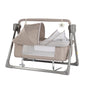 Gray Khaki Electric Baby Swing