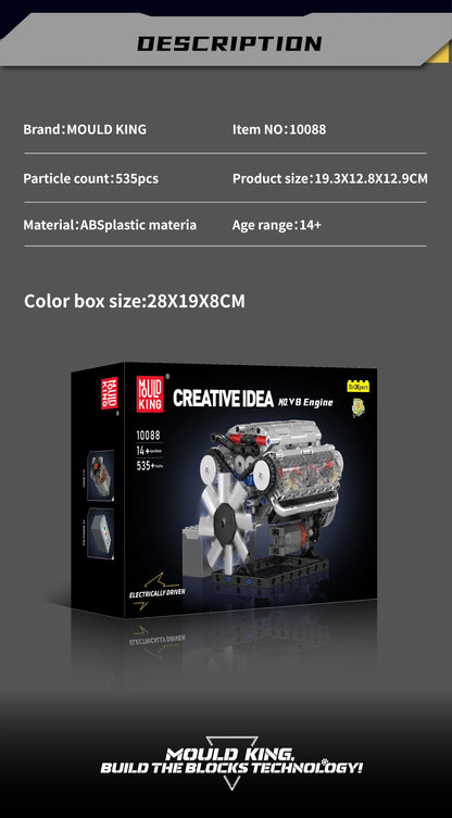 V8 Engine Building Blocks Sets