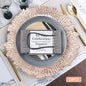 Dinner Plastic Plates - 24 PCS
