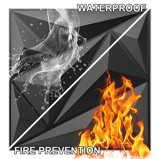 Black Textured Wall Panels