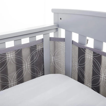 Breathable Mesh Crib Liner for Baby Safety and Comfort