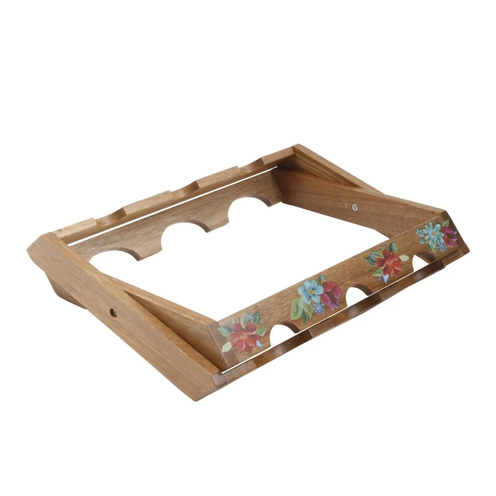 Acacia Wood Wine Rack
