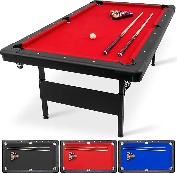 6, 7, or 8 ft Portable Billiards Table