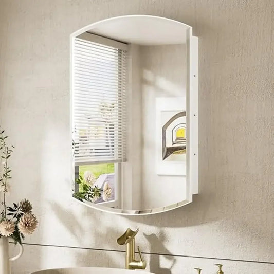 Oval Mirror Medicine Cabinet