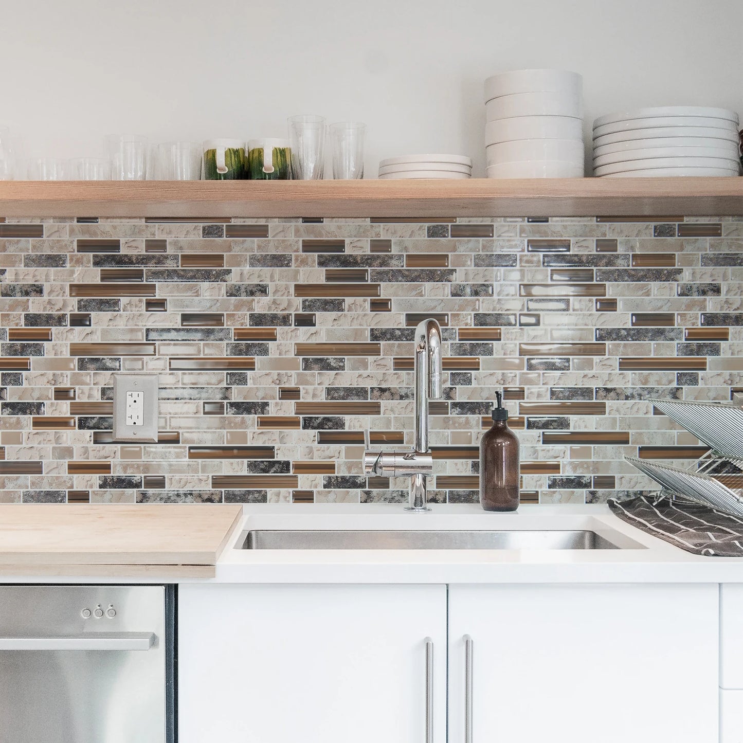 Peel and Stick Backsplash
