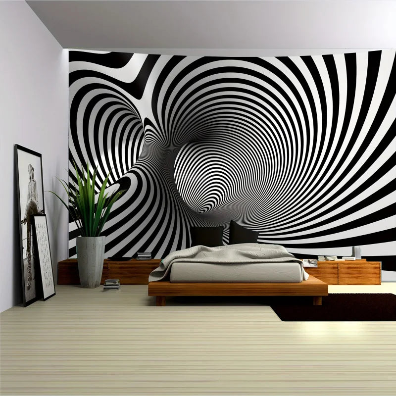 1pc 3D Spiral Pattern Tapestry