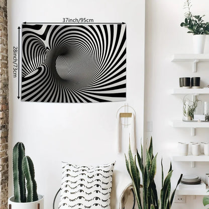 1pc 3D Spiral Pattern Tapestry