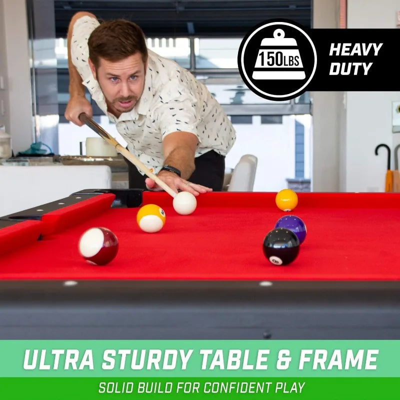 6, 7, or 8 ft Portable Billiards Table