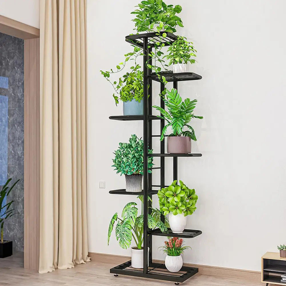 Plant Stand Indoor Outdoor Stylish Multi-Tier Display Rack