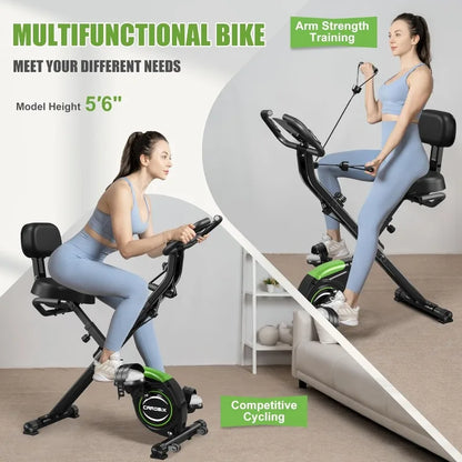 Folding Upright Exercise Bike