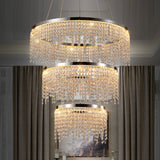Luxury Crystal Round Chandelier/23.6 Inch