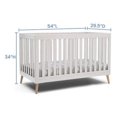 Convertible Baby Crib 4-in-1 for Nursery and Growing Babies
