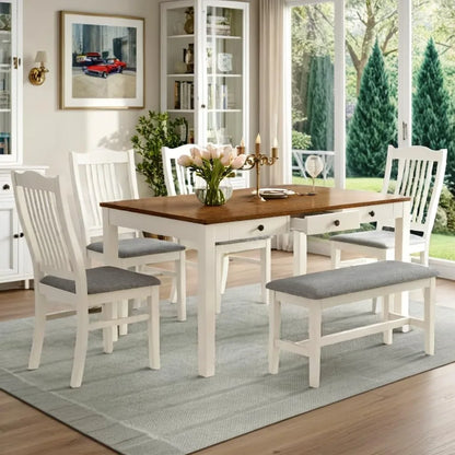 Wood Dining Table Set