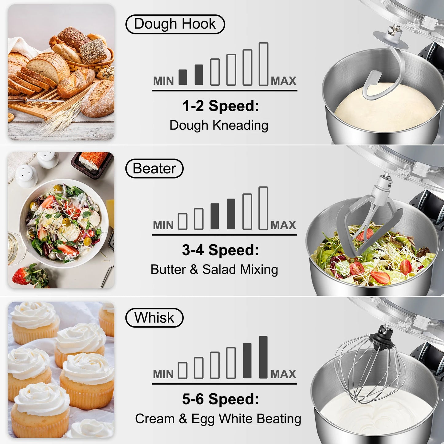 Electric Stand Mixer 660W