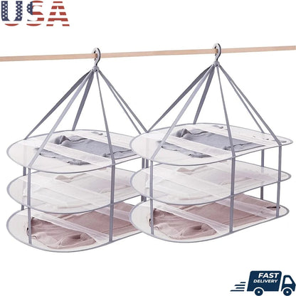 3Tier Folding Clothes Drying Rack