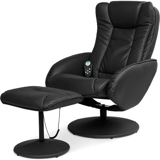 Electric Massage Recliner w/Stool