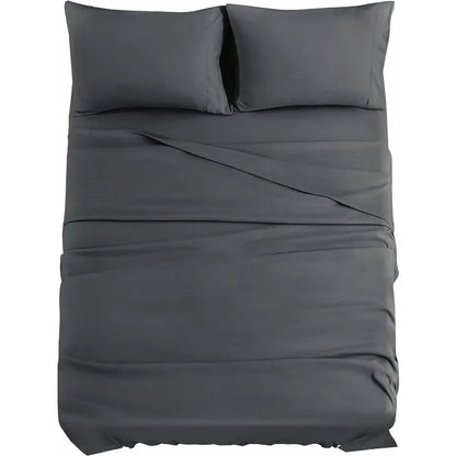 Dark Grey Queen Sheets Set