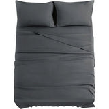 Dark Grey Queen Sheets Set