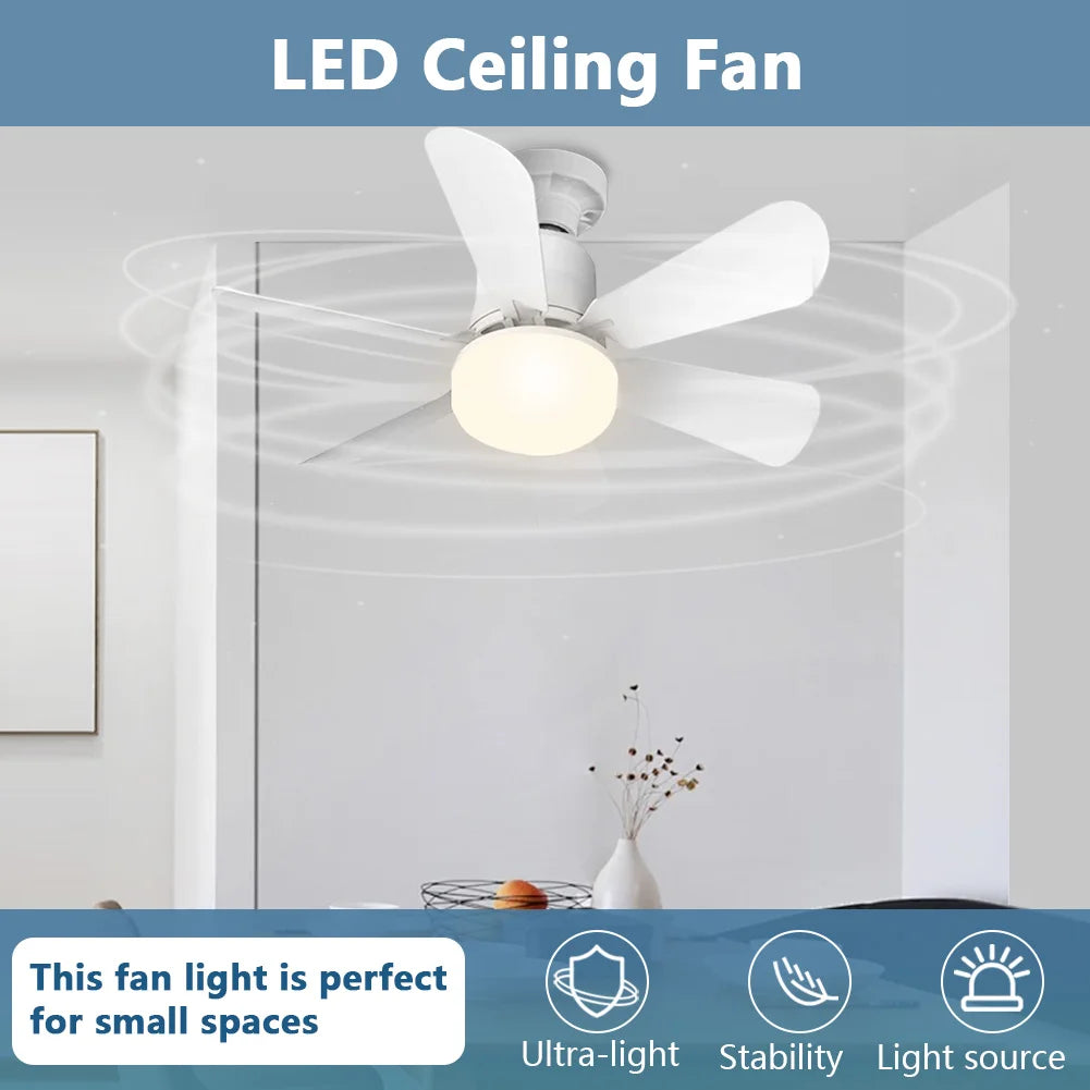Silent Ceiling Fan/Light