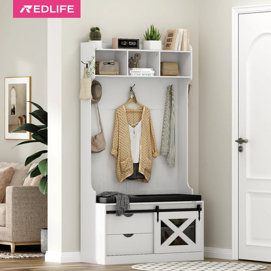 Multifunctional Entryway Bench/Coat Rack