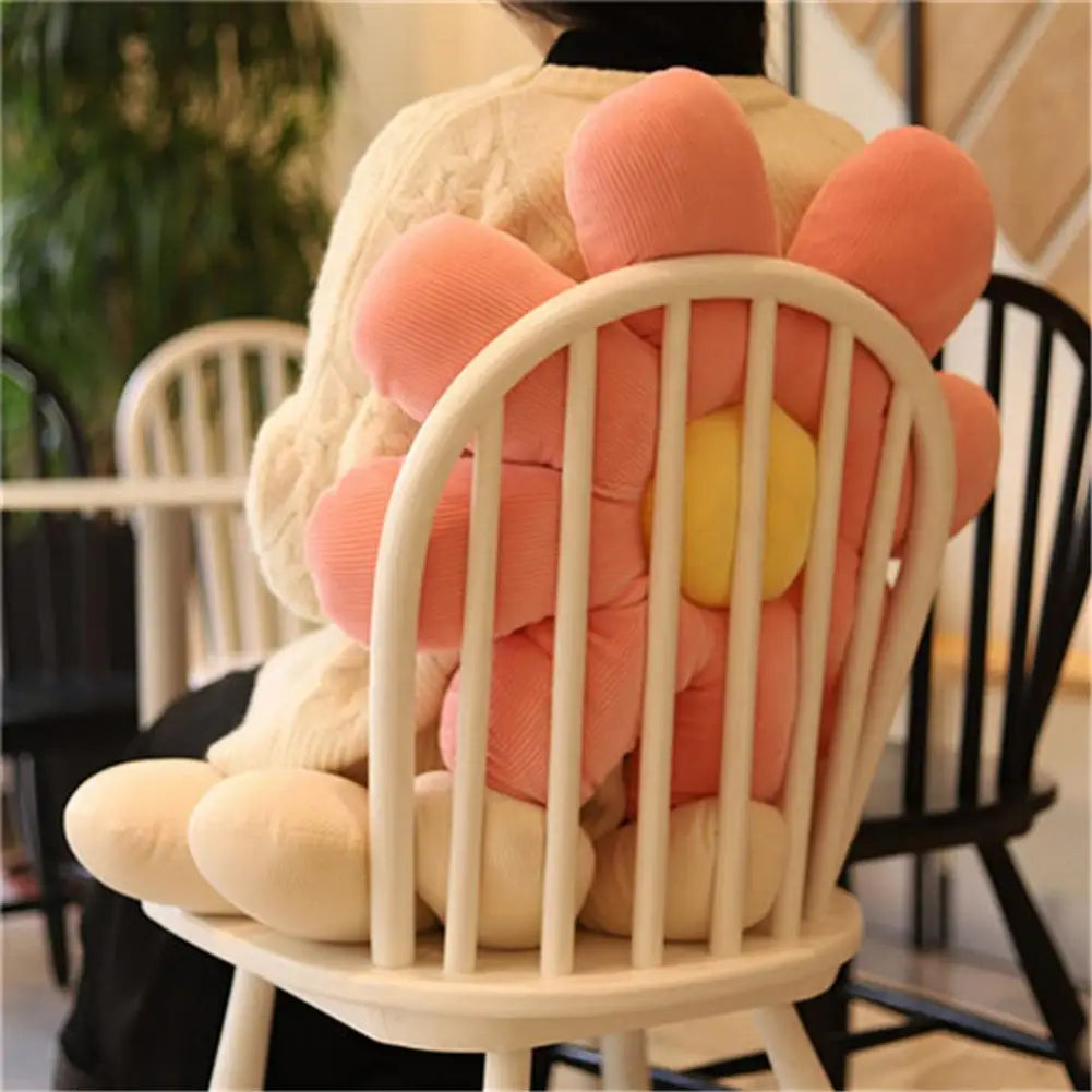 Flower Shaped Plush Pillow for home use