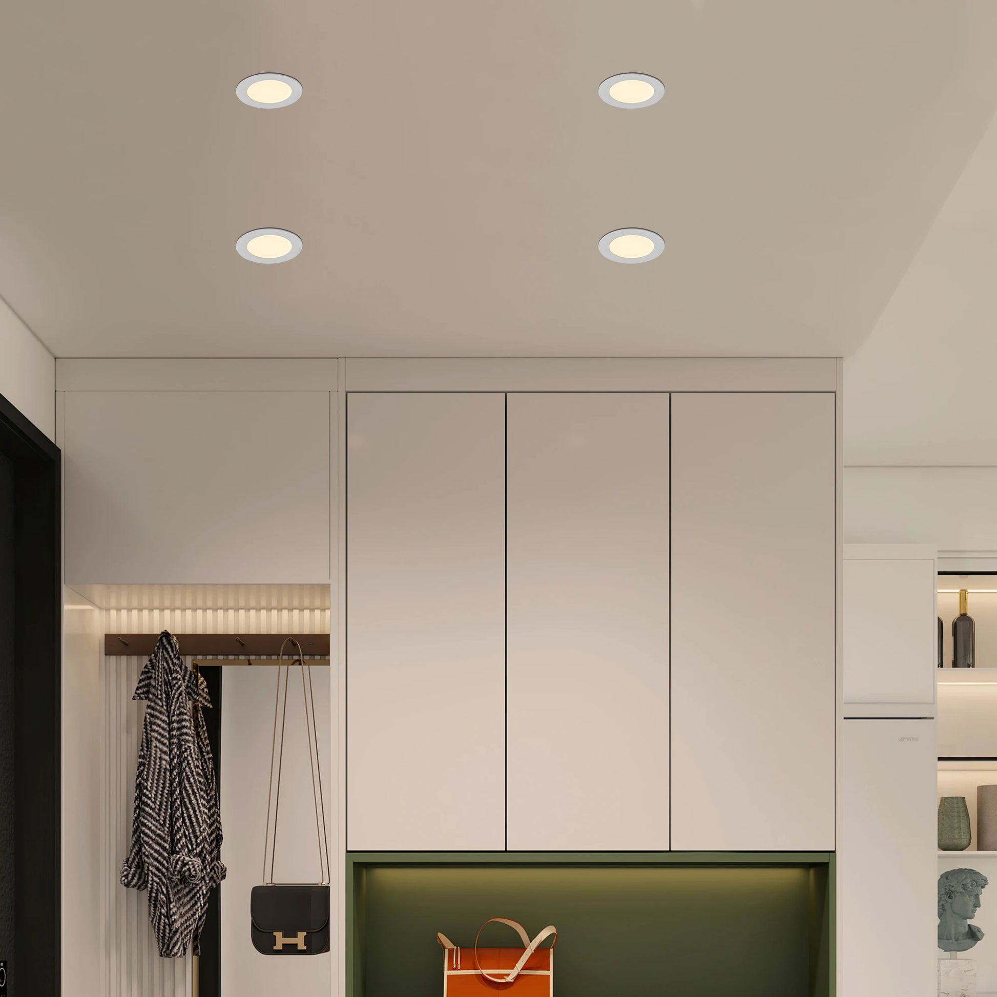 Recessed Lights with Junction Box for Ceiling Installation