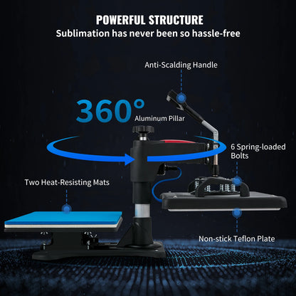 Sublimation Digital Transfer Printer/5 In 1