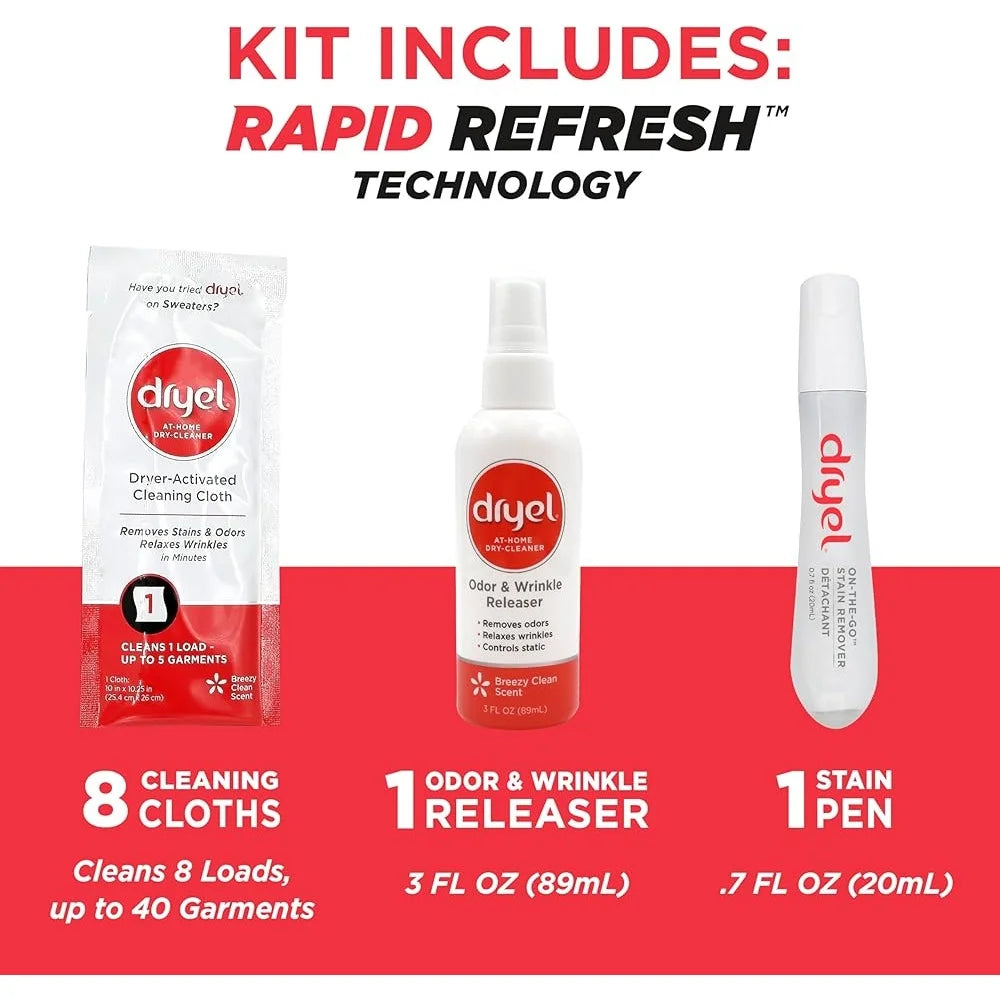 Wrinkle Release Dry Cleaner Kit