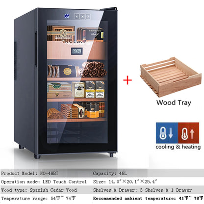 Cigar Humidor with Heating and Cooling