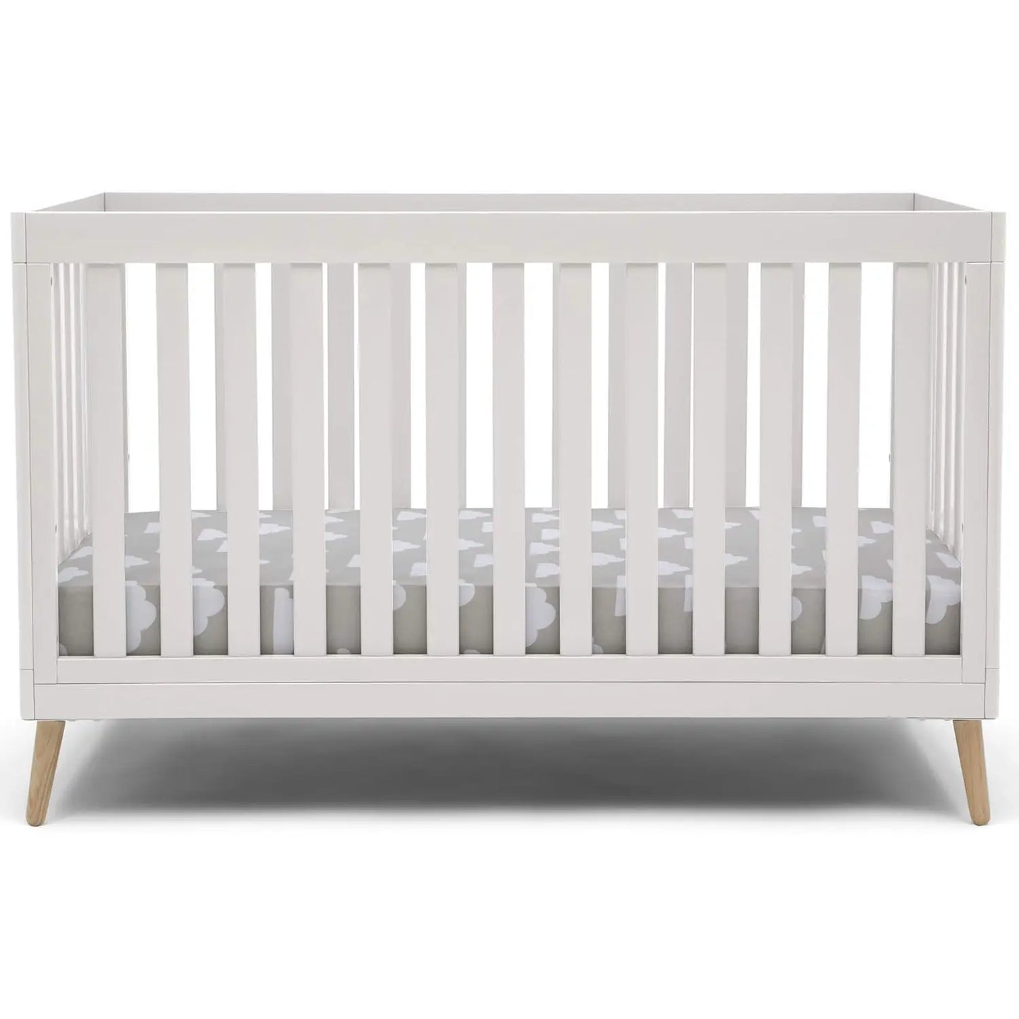 Convertible Baby Crib 4-in-1 for Nursery and Growing Babies
