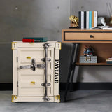 Metal Storage Bedside Cabinet