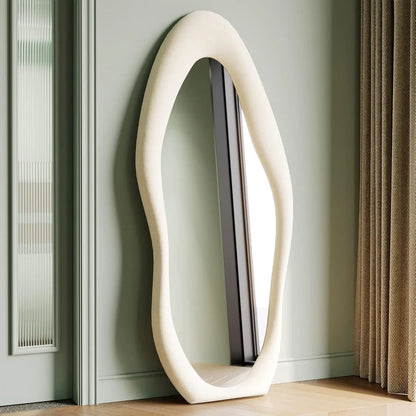 Irregular Wave Full-Length Mirror
