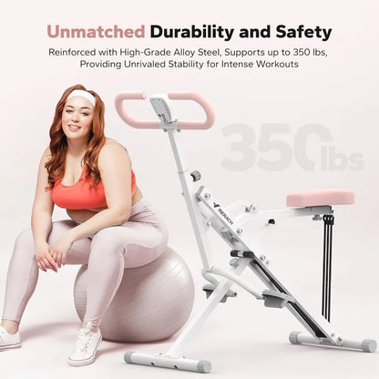 2 in 1 Squat Rowing Machine