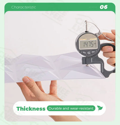 10 Pack Self Adhesive 3D Wall Panels