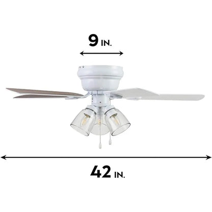 52" Ceiling Fan/Reversible Motor
