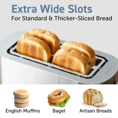 Long Slot 4 Slice Toaster