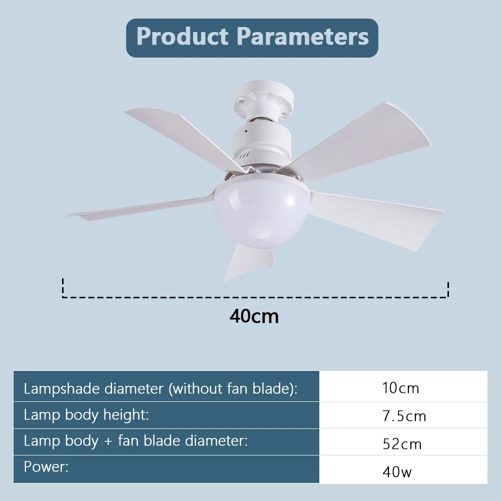 30W LED Light Ceiling Fan