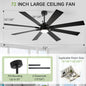62/72 Inch Smart Ceiling Fan