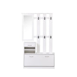 Clothes Shoe Cabinet with Mirror