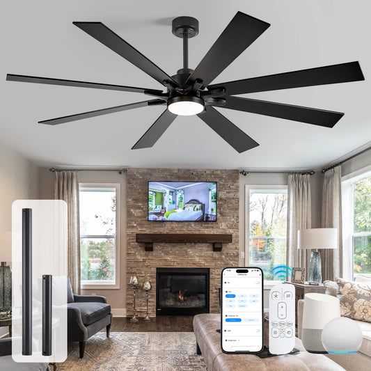 62/72 Inch Smart Ceiling Fan