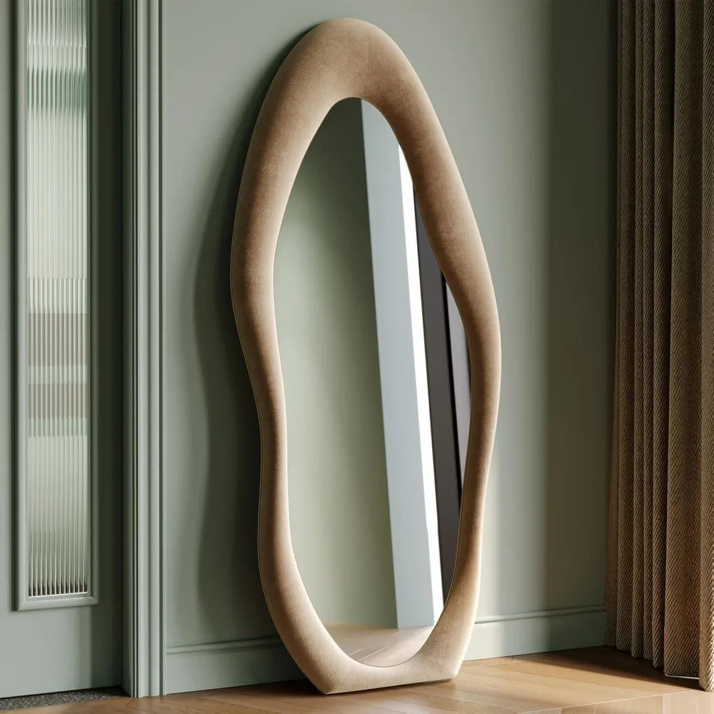 Irregular Wave Full-Length Mirror