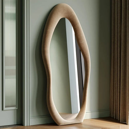 Irregular Wave Full-Length Mirror